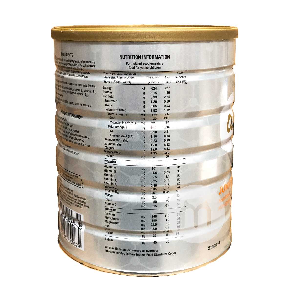 Wyeth 新西蘭惠氏s-26白金裝嬰兒奶粉4段*3罐 海外本土原版