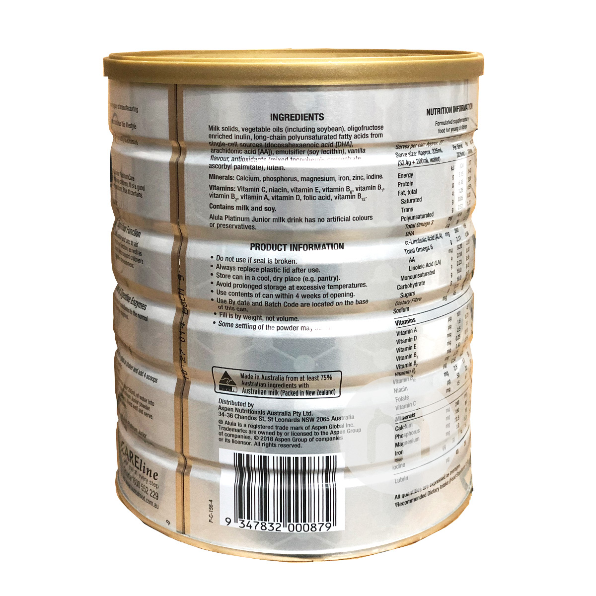 Wyeth 新西蘭惠氏s-26白金裝嬰兒奶粉4段*3罐 海外本土原版