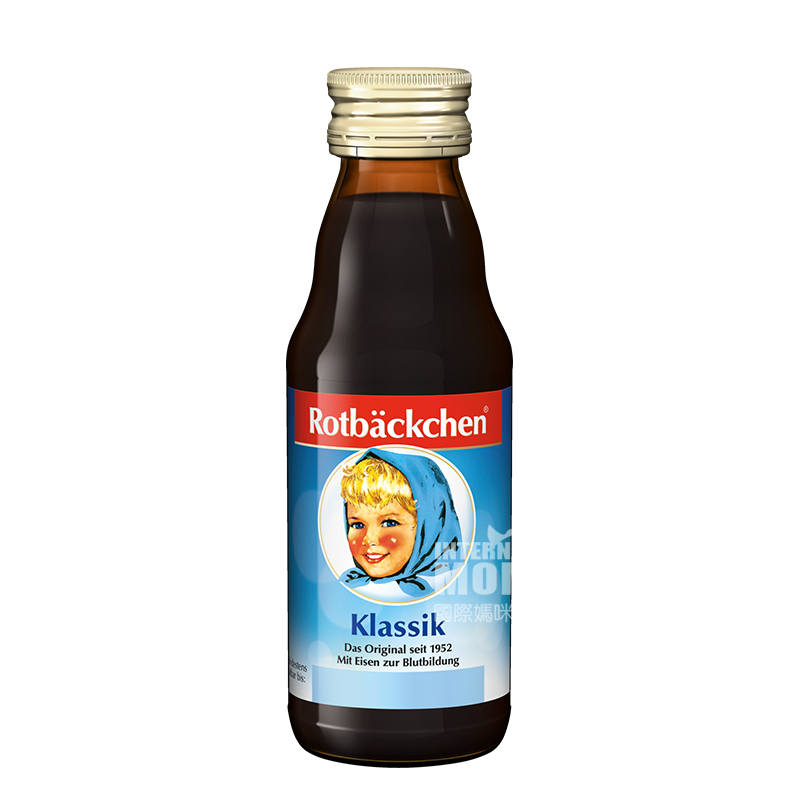【4件】Rotbackchen 德國小紅臉嬰幼兒補鐵維生素C補充液125ml 海外本土原版