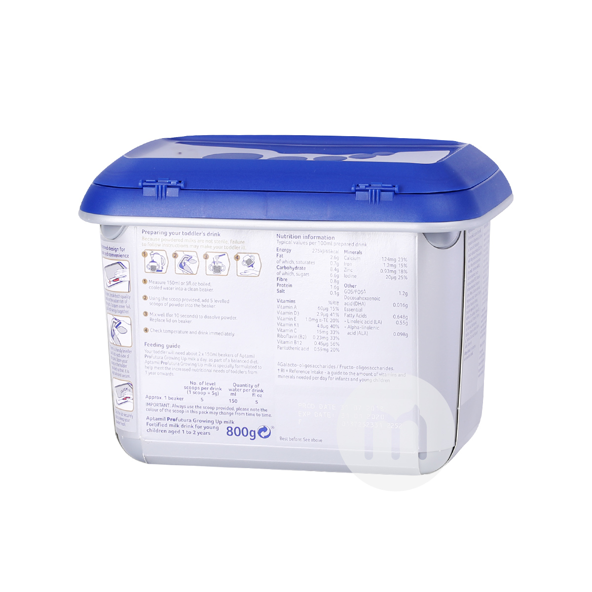 Aptamil 英國愛他美白金版奶粉3段*8 海外本土原版