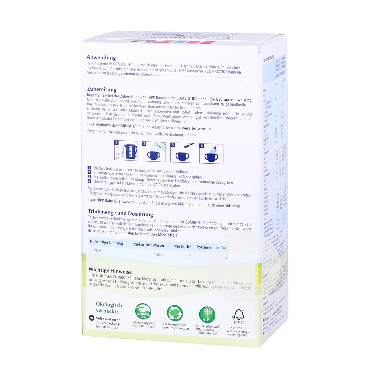 HiPP 德國喜寶益生菌奶粉4段*8盒 海外本土原版