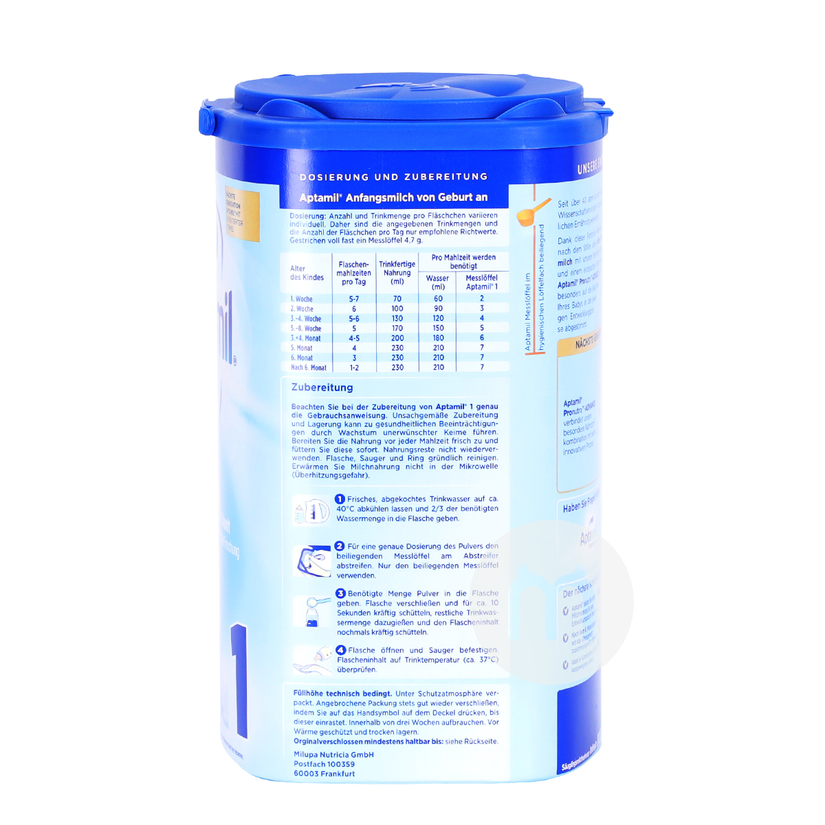 Aptamil 德國愛他美奶粉1段*6罐 海外本土原版