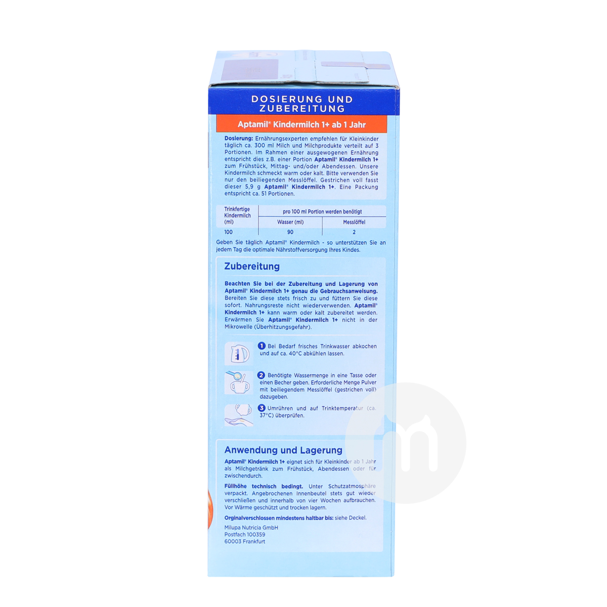 Aptamil 德國愛他美奶粉1周歲以上*8盒 海外本土原版