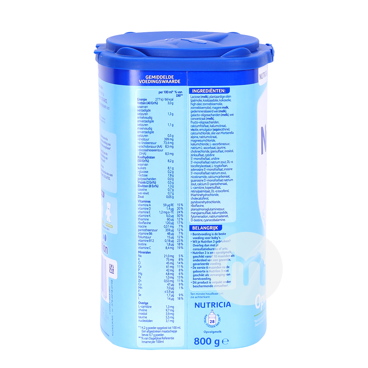 Nutrilon 荷蘭牛欄奶粉3段*6罐 海外本土原版