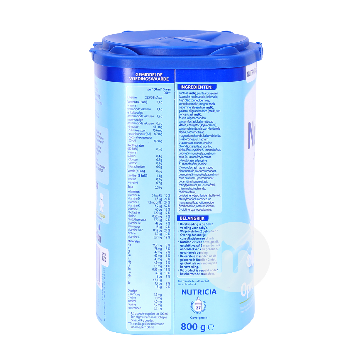 Nutrilon 荷蘭牛欄奶粉2段*6罐 海外本土原版