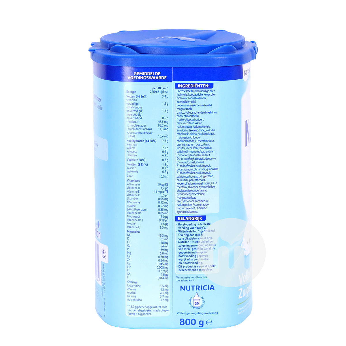 Nutrilon 荷蘭牛欄奶粉1段*6罐 海外本土原版