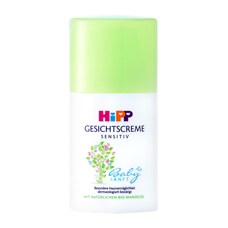 HiPP 德國喜寶天然有機杏仁油嬰兒免敏保濕面霜 海外本土原版