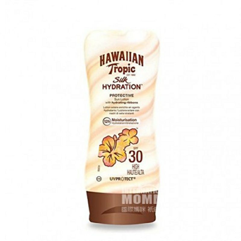 HAWAIIAN Tropic 美國夏威夷熱帶絲滑防曬保濕乳液SPF30 海外本土原版