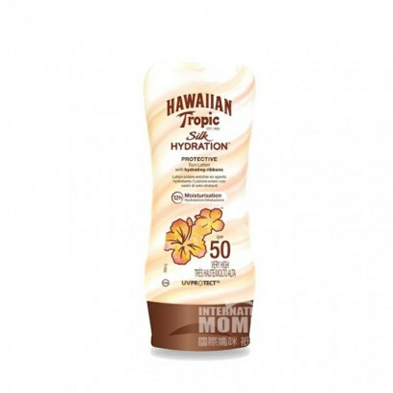 HAWAIIAN Tropic 美國夏威夷熱帶蠶絲保濕防曬乳SPF50 海外本土原版