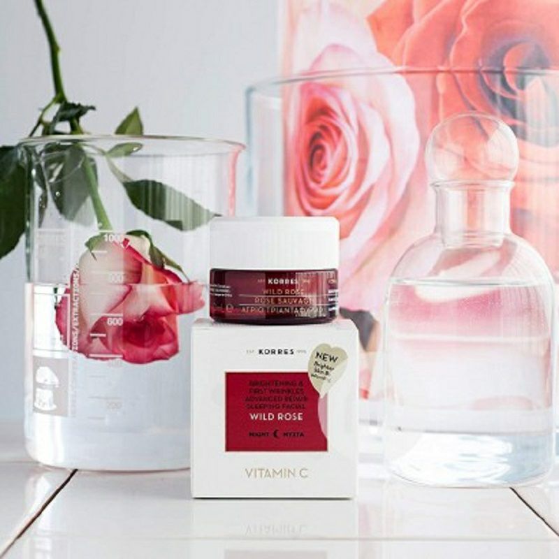 KORRES 希臘珂諾詩野玫瑰高級修復睡眠面膜 海外本土原版