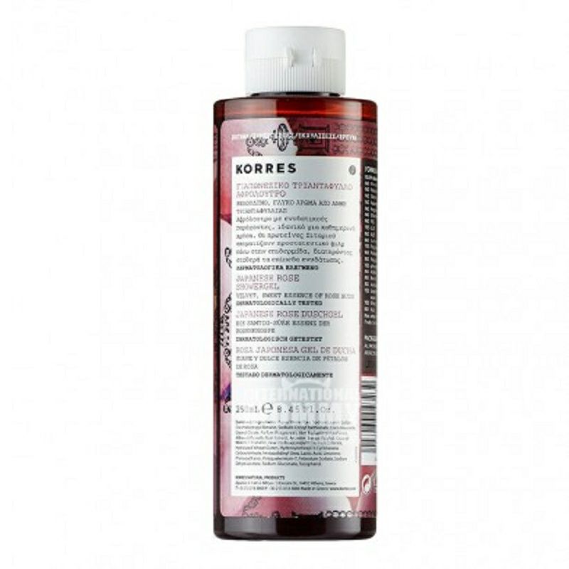 KORRES 希臘珂諾詩玫瑰沐浴露 海外本土原版