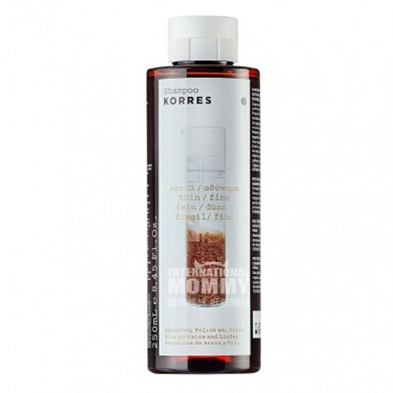 KORRES 希臘珂諾詩大米蛋白洗發水 海外本土原版