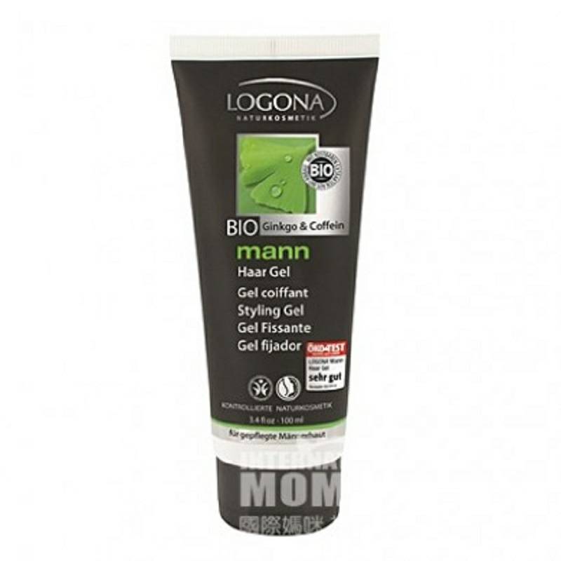 LOGONA 德國羅格娜天然銀杏咖啡因男士定型發膠100ml 海外本土原版