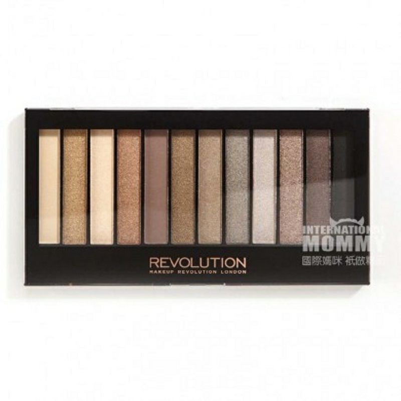 MAKEUP REVOLUTION 英國MAKEUP REVOLUTION 12色混合眼影盤 海外本土原版