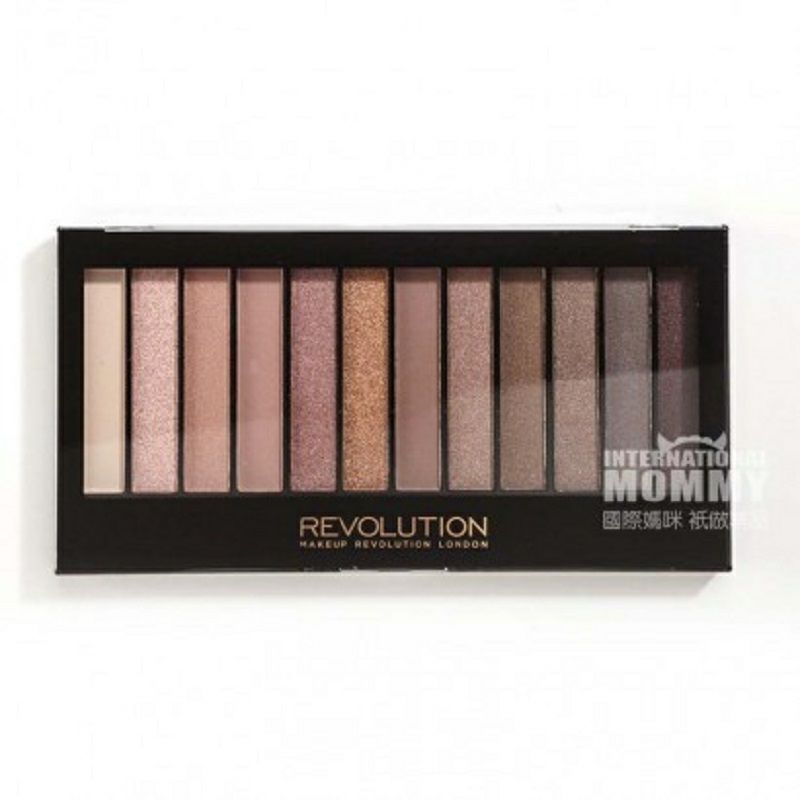 MAKEUP REVOLUTION 英國MAKEUP REVOLUTION 12色混合眼影盤 海外本土原版
