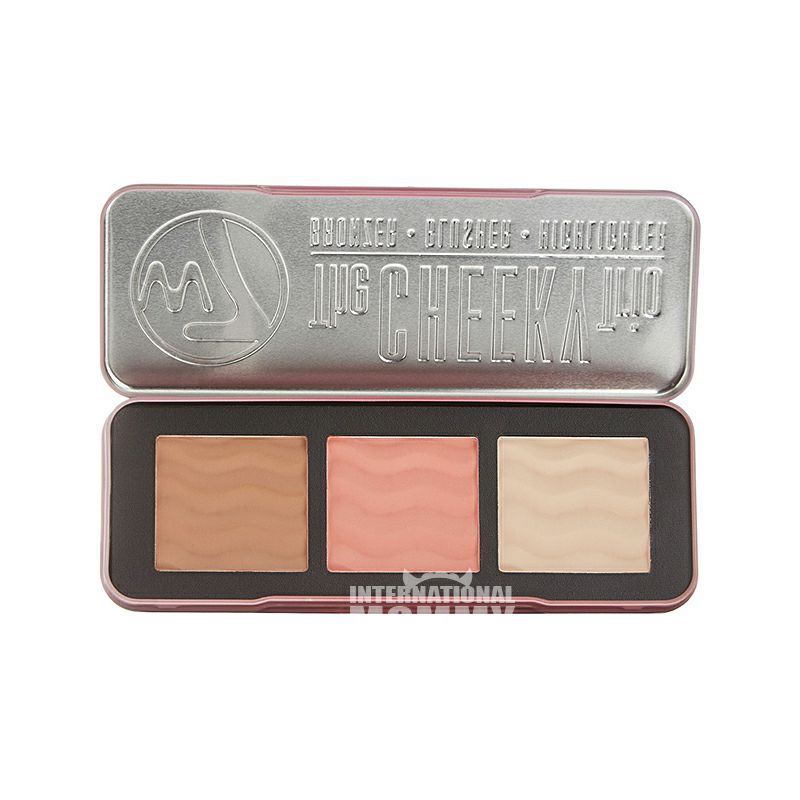 W7 英國W7三色腮紅調色盤 海外本土原版