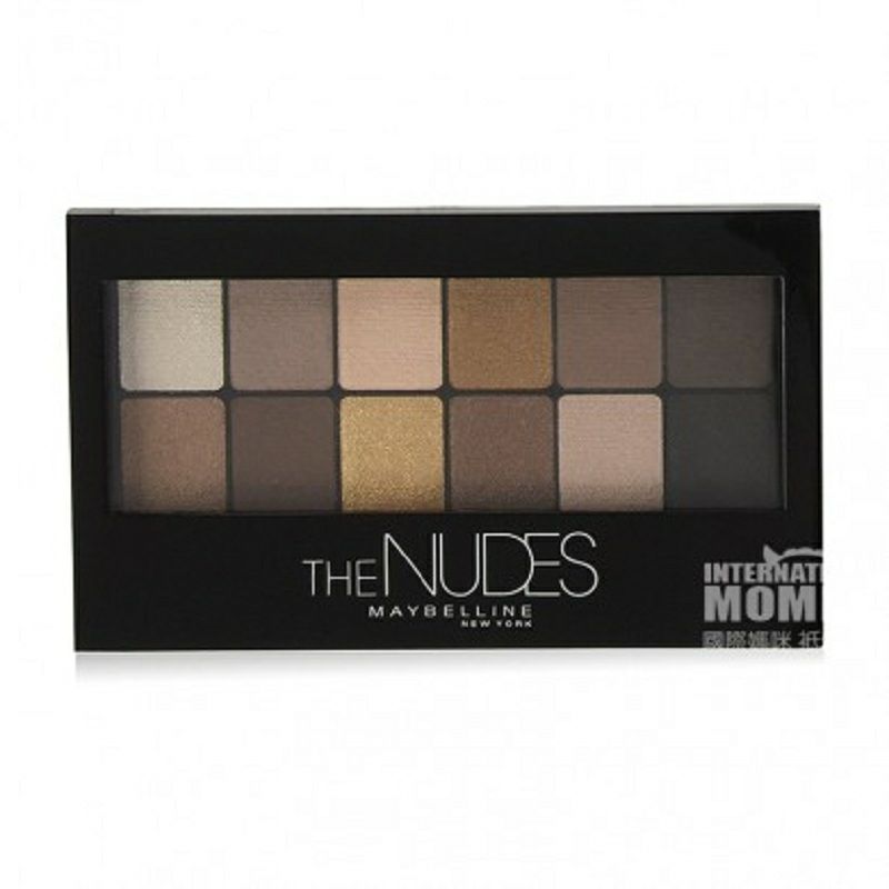 MAYBELLINE NEW YORK 美國美寶蓮紐約十二色裸色眼影盤 海外本土原版
