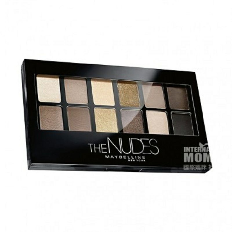 MAYBELLINE NEW YORK 美國美寶蓮紐約十二色裸色眼影盤 海外本土原版