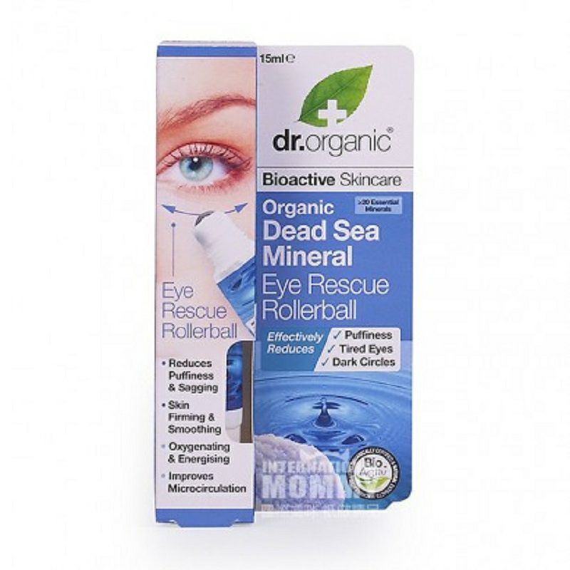 Dr.organic 英國有機博士死海礦物眼部精華帶滾珠 海外本土原版