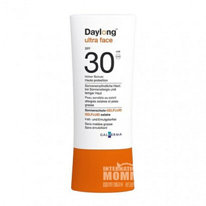 Daylong 瑞士Daylong臉部專用防曬凝露SPF30 海外本土原版