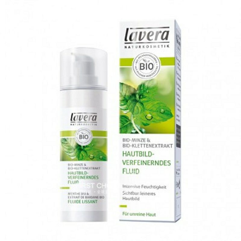 Lavera 德國拉薇有機薄荷細緻毛孔乳液 海外本土原版