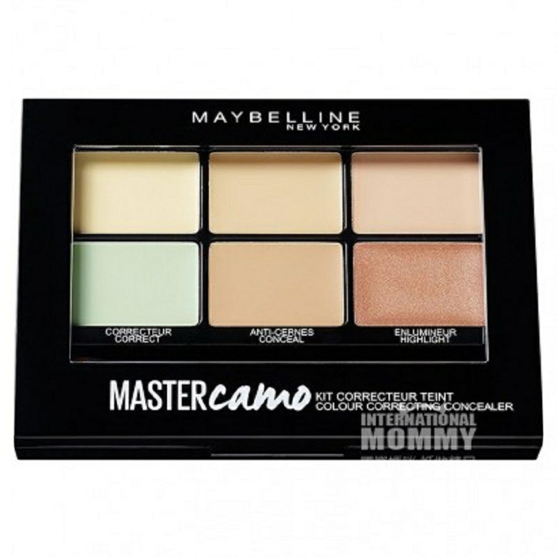 MAYBELLINE NEW YORK 美國美寶蓮紐約六色遮瑕盤01 Light 海外本土原版