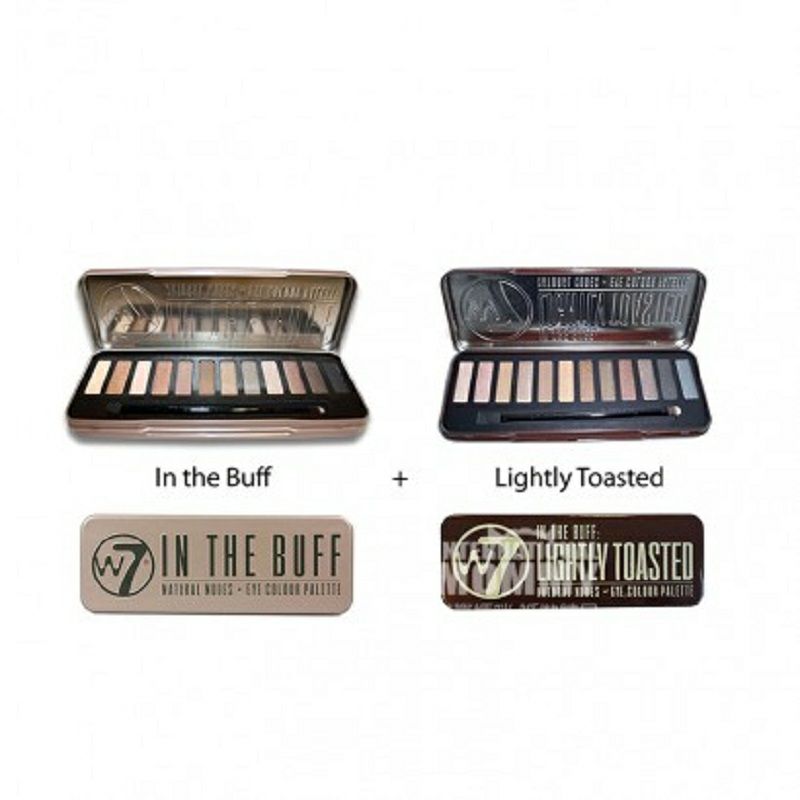 W7 英國W7十二色眼影盤裸色兩個裝 海外本土原版