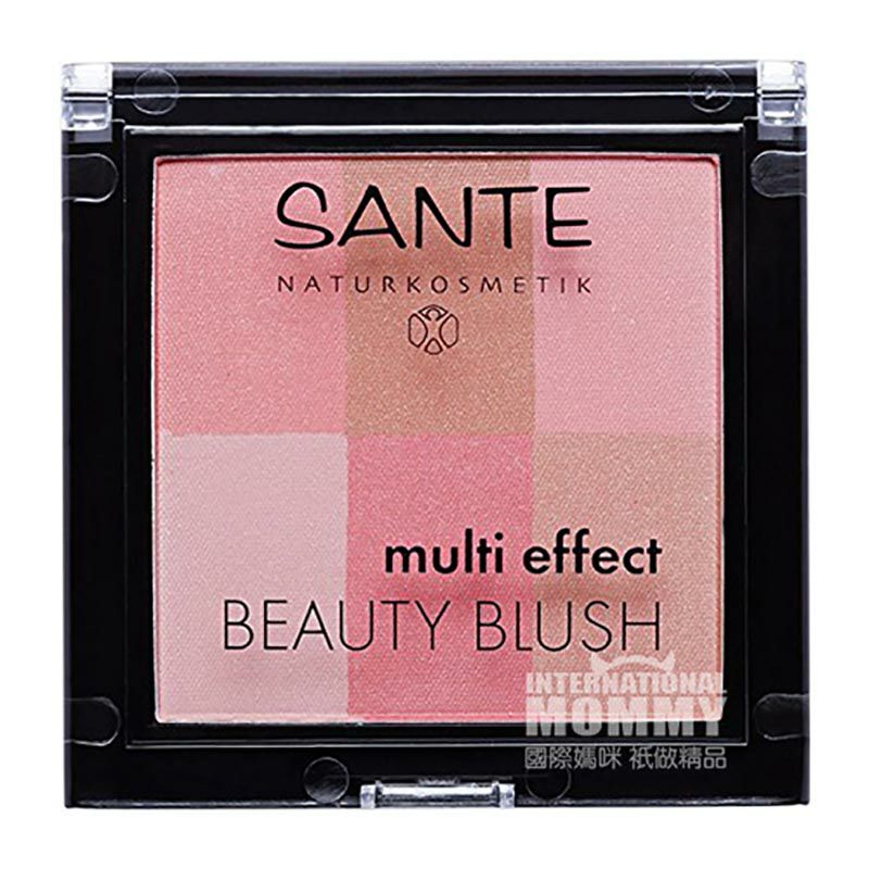 SANTE 德國尚特天然有機6色腮紅孕婦可用 海外本土原版