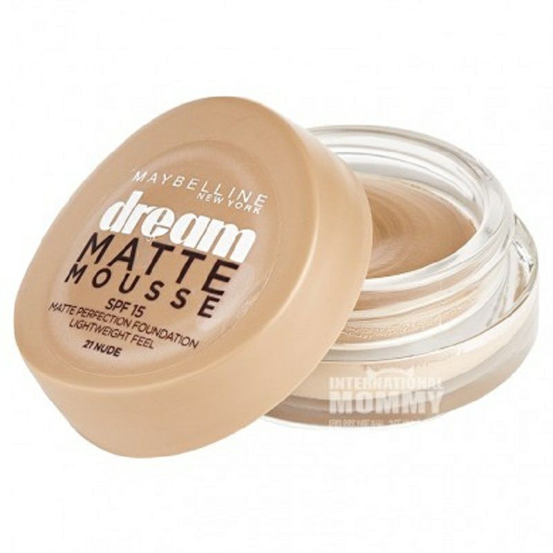 MAYBELLINE NEW YORK 美國美寶蓮紐約夢幻慕斯啞光粉底霜 海外本土原版