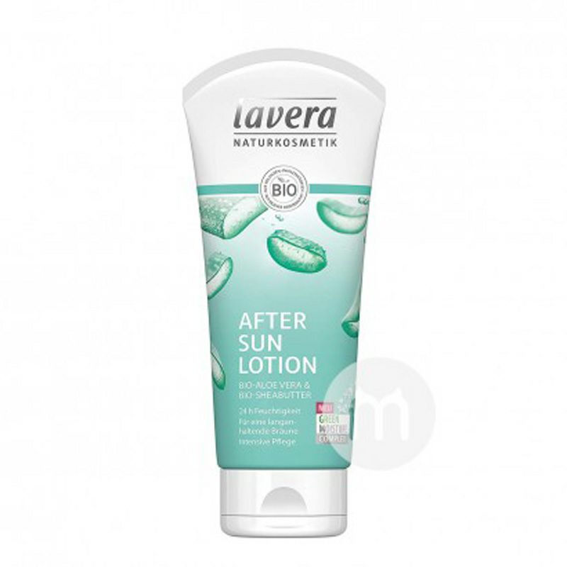 Lavera 德國拉薇有機蘆薈乳木果曬後修護乳液 海外本土原版
