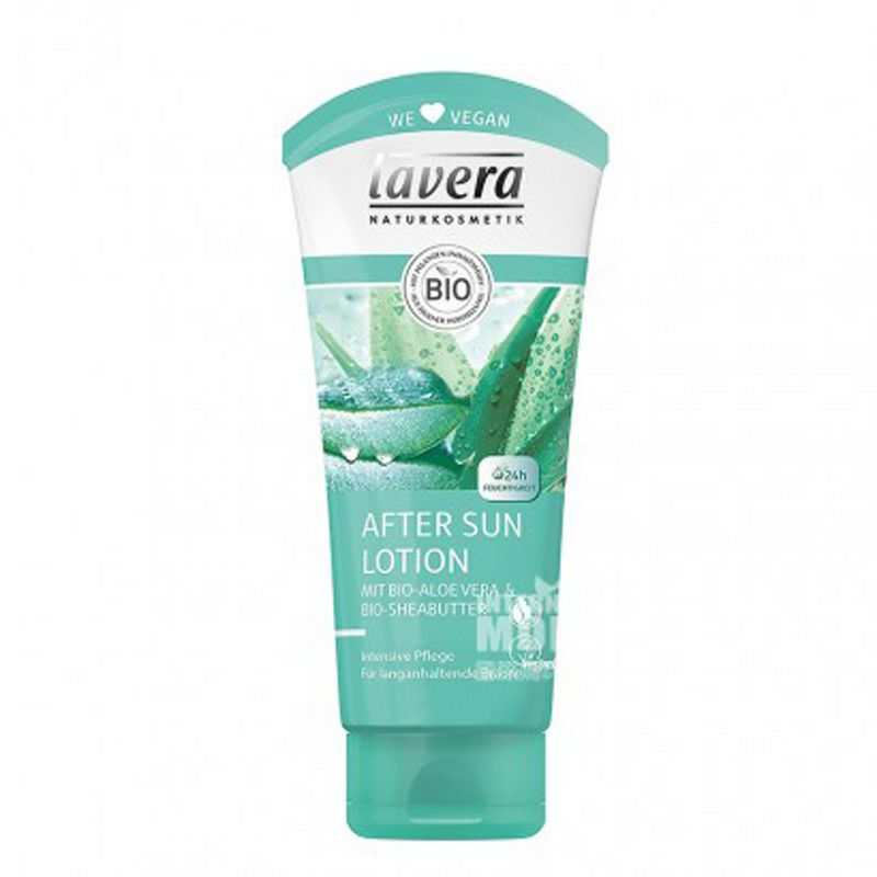 Lavera 德國拉薇有機蘆薈乳木果曬後修護乳液 海外本土原版