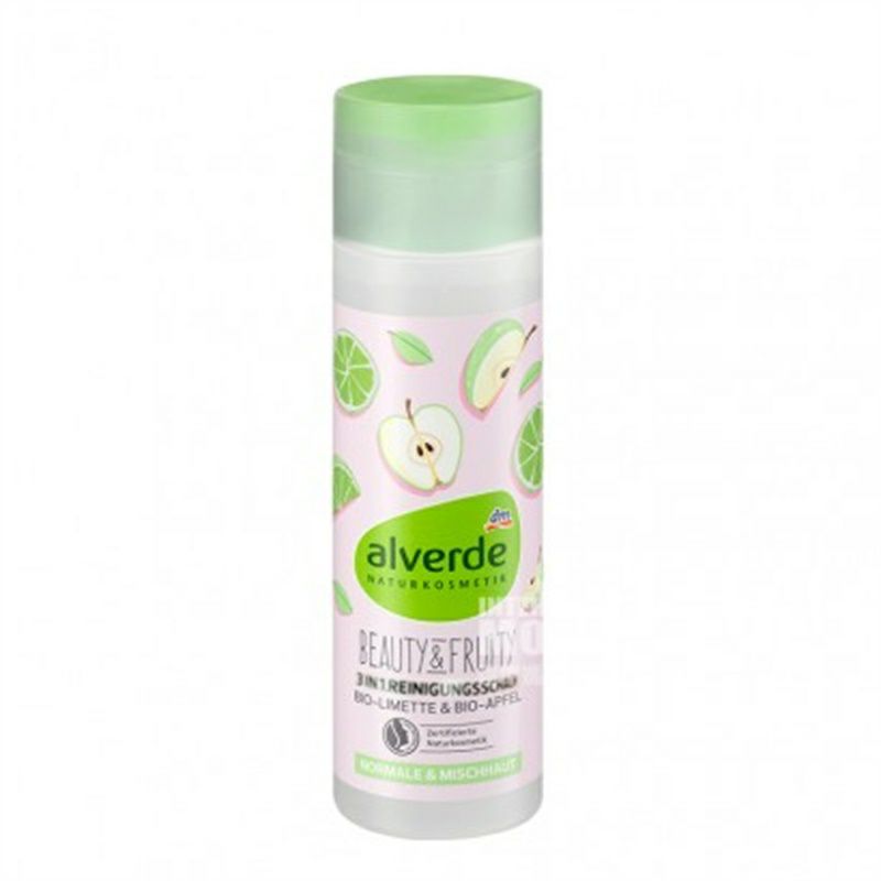 Alverde 德國艾薇德天然有機青檸蘋果3合1潔面泡沫孕婦可用 海外本土原版