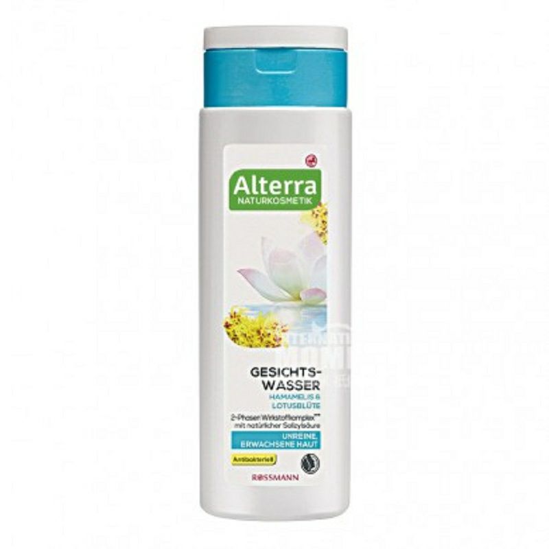 Alterra 德國Alterra金縷梅蓮花精華抗菌祛痘清透爽膚水 海外本土原版