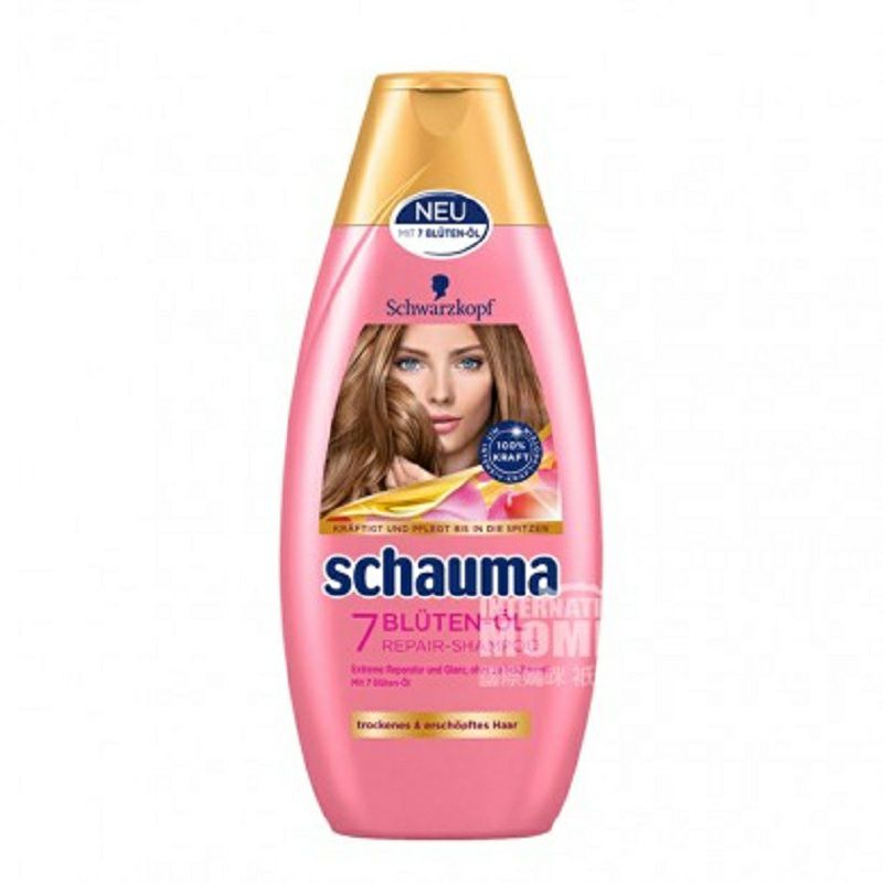 Schwarzkopf 德國施華蔻7種花精華修護洗發水 海外本土原版