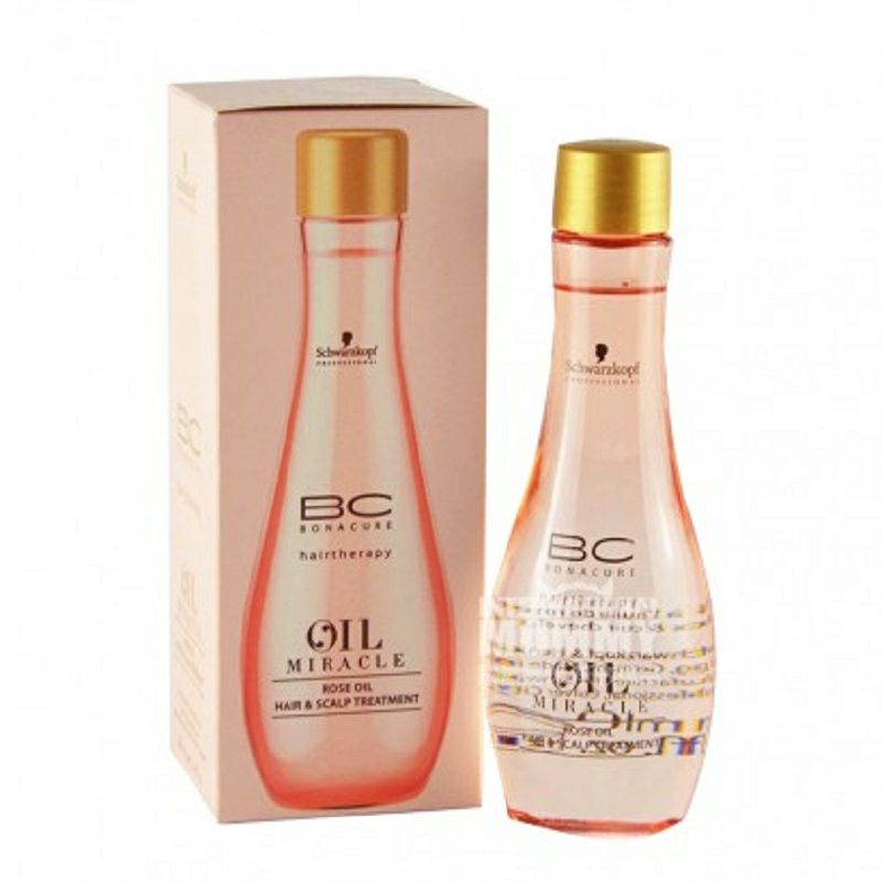 Schwarzkopf 德國施華蔻大馬士革玫瑰精油精華素 海外本土原版