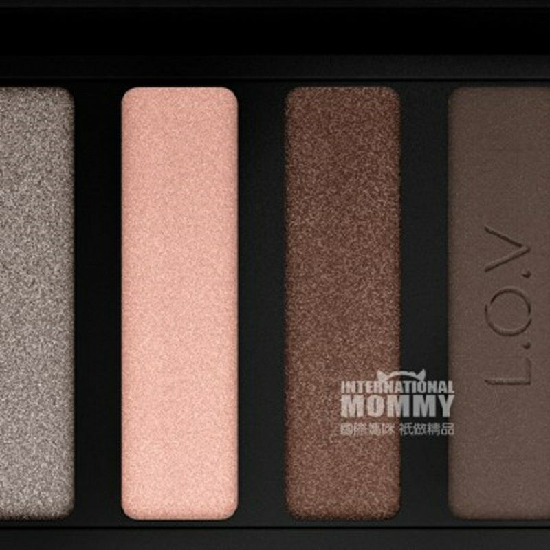 L.O.V 德國L.O.V豪華五色眼影調色板 海外本土原版