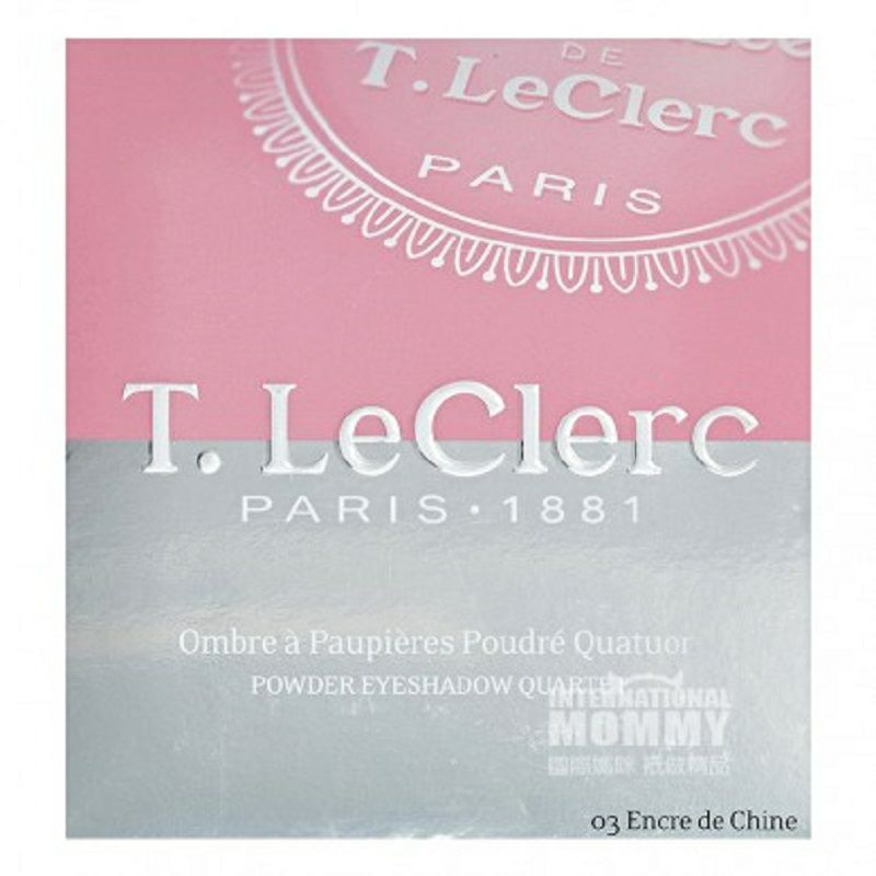 T.LeClerc 法國蕾克蕾四色眼影盤 海外本土原版