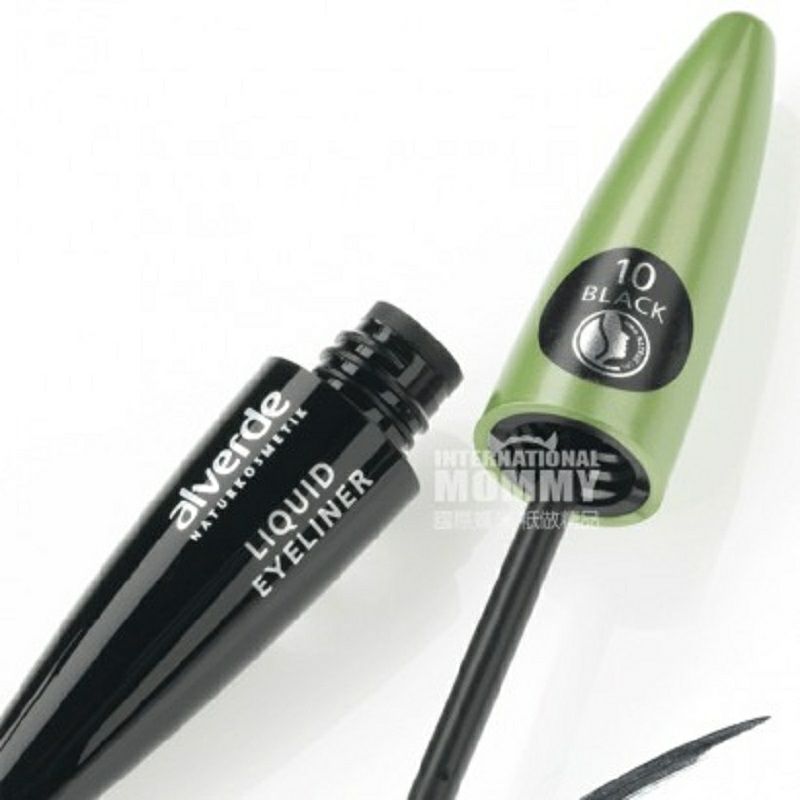 Alverde 德國艾薇德天然植物不暈染眼線液筆孕婦可用 海外本土原版