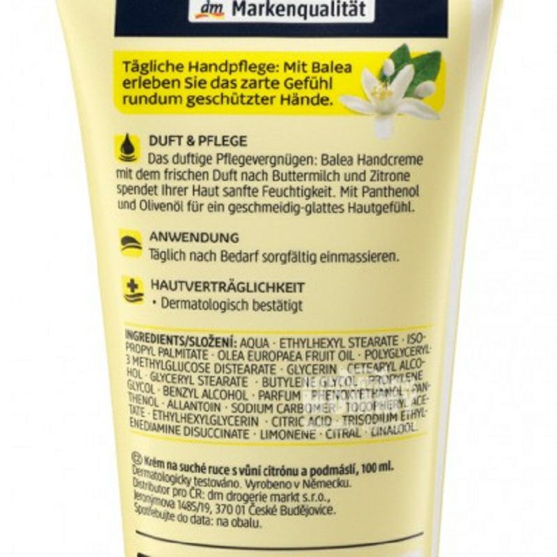 Balea 德國芭樂雅乳酪檸檬護手霜孕婦可用 海外本土原版