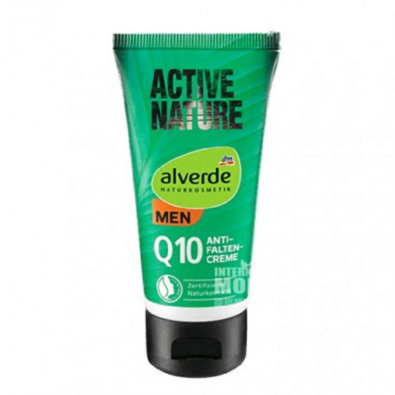 Alverde 德國艾薇德男士24小時Q10抗皺活性霜 海外本土原版