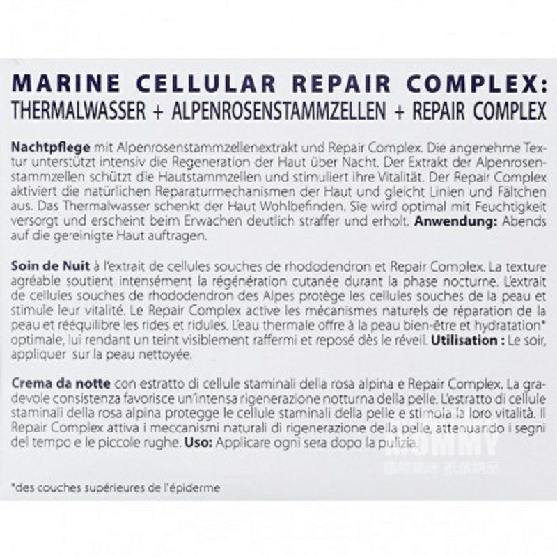 SANS SOUCIS 德國茜素斯玫瑰之吻抗皺修護晚霜 海外本土原版