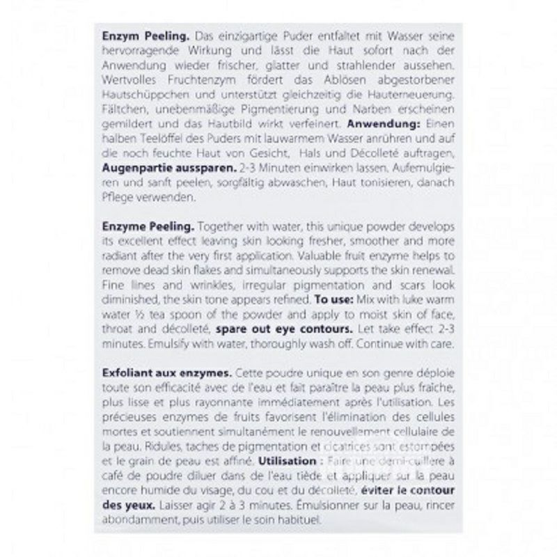 SANS SOUCIS 德國茜素斯清潔提亮膚色去角質酵素粉 海外本土原版