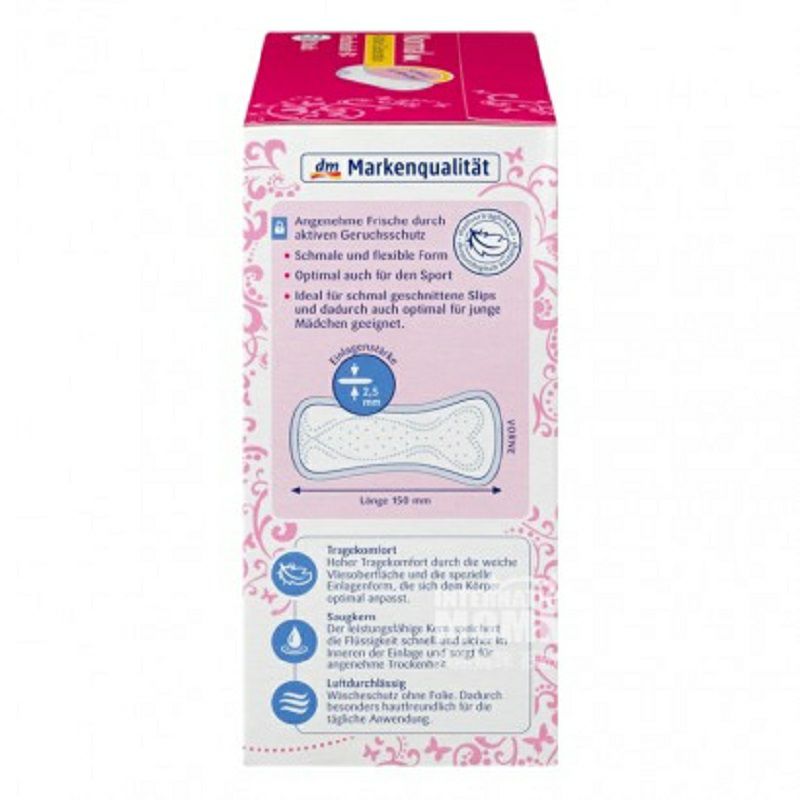 Jessa 德國Jessa清香透氣2滴水衛生護墊50片裝*4 海外本土原版