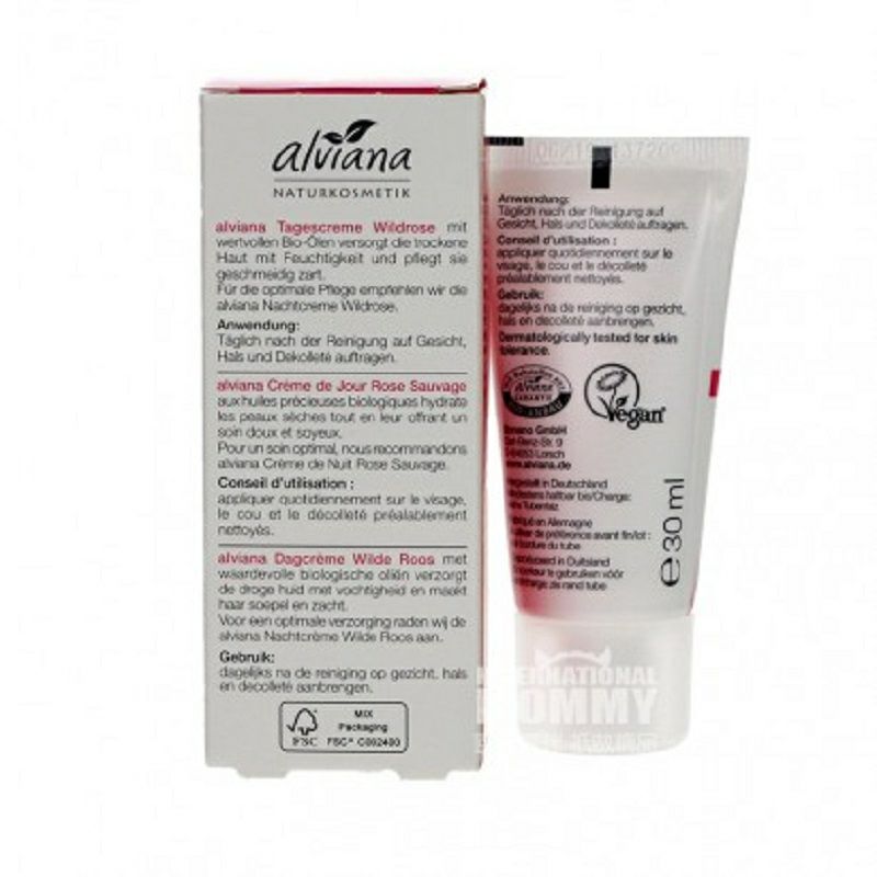 Alviana 德國Alviana有機野玫瑰深層保濕日霜 海外本土原版