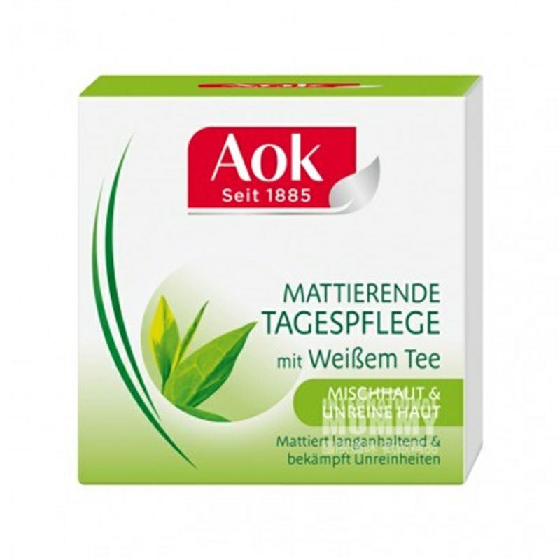Aok 德國Aok白茶人參抗痘祛粉刺控油保濕日霜 海外本土原版