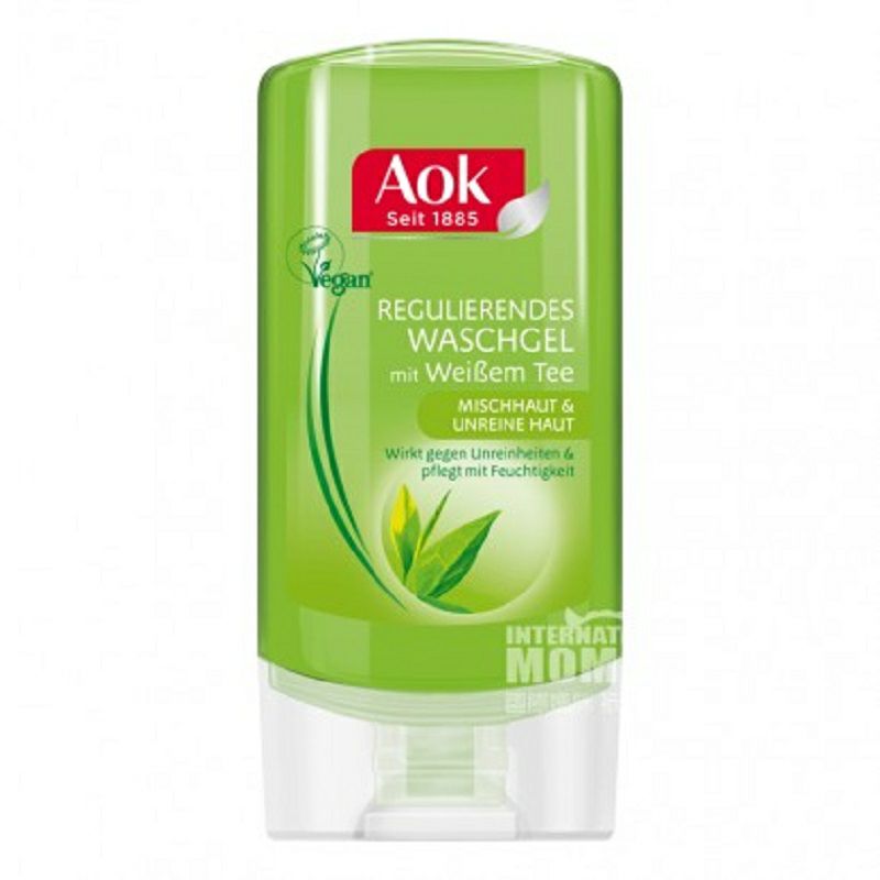 Aok 德國Aok有機白茶滋潤保濕溫和洗面奶 海外本土原版