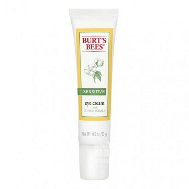 BURT'S BEES 美國小蜜蜂棉花精華敏感肌膚滋潤舒緩眼霜 海外本土原版