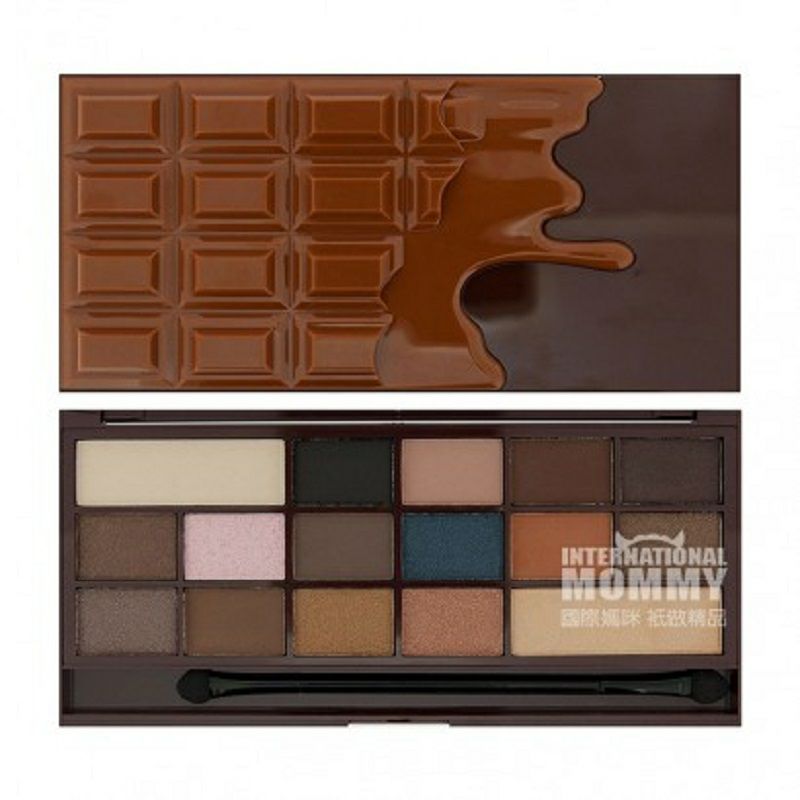 MAKEUP REVOLUTION 英國MAKEUP REVOLUTION 16色巧克力眼影盤 海外本土原版