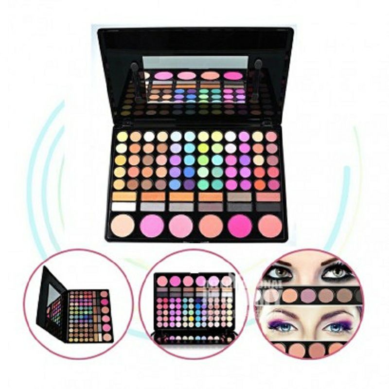 KRABICE 德國KRABICE 78色炫彩眼影調色盤 海外本土原版