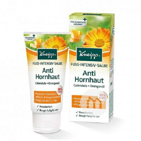 Kneipp 德國克奈圃金盞花迷迭香去角質/足繭修護潤足霜 海外本土原...